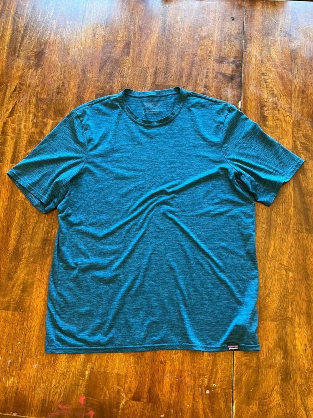 Patagonia Capilene Cool Daily Shirt Mens Medium Blue Heather Short Sleeve Tee